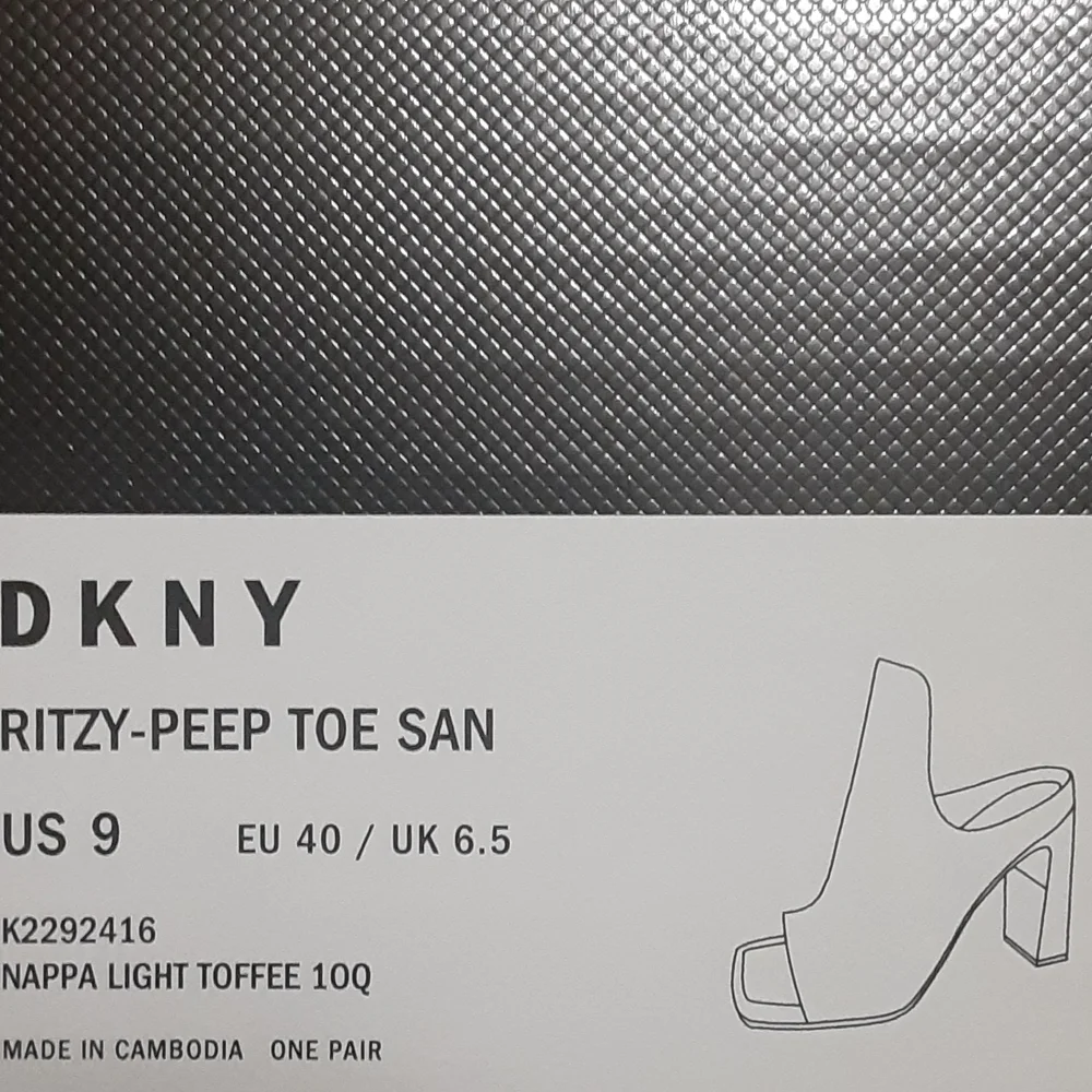 DKNY Peep Toe Mule - Picture 2 of 5